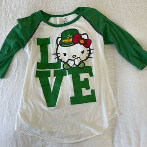 Hello Kitty Love Green Tee